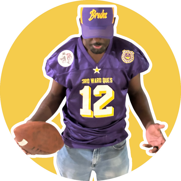 Customized Embroidered Omega Psi Phi Football Jersey