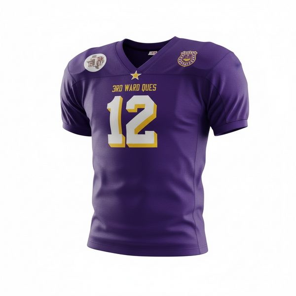 Customized Embroidered Omega Psi Phi Football Jersey