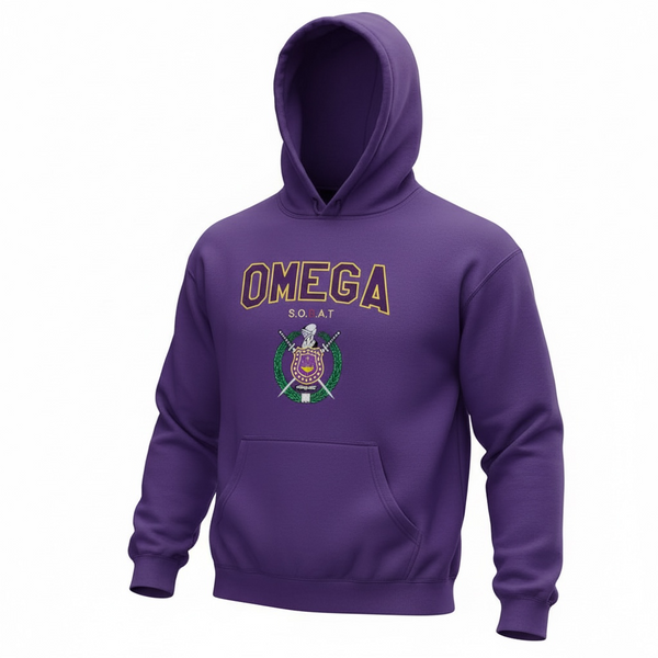 Omega Embroidered Hoodie