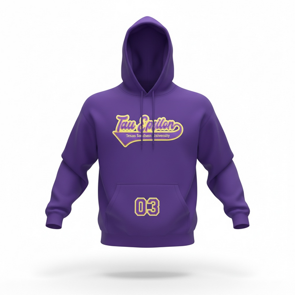 Tau Epsilon Embroidered Hoodie