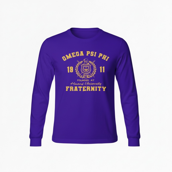 Omega Psi Phi Long Sleeve T-Shirt
