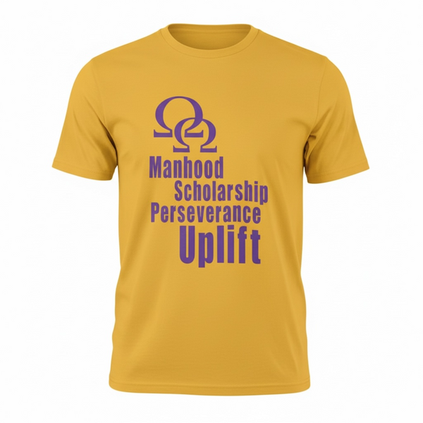 Omega Psi Phi 4 Cardinal Principals T-Shirt