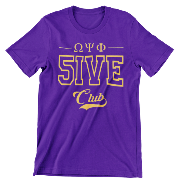 Omega Psi Phi Five Club T-Shirt