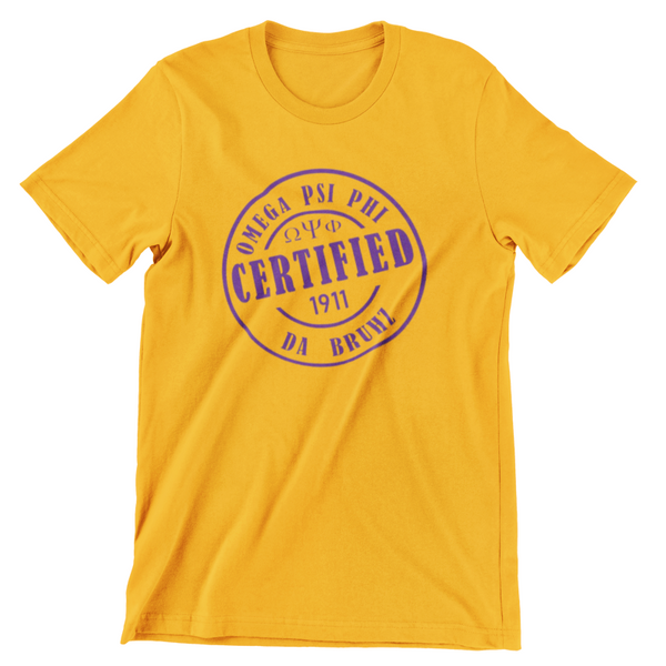 Omega Psi Phi Certified Da Bruhz T-Shirt