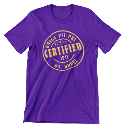 Omega Psi Phi Certified Da Bruhz T-Shirt