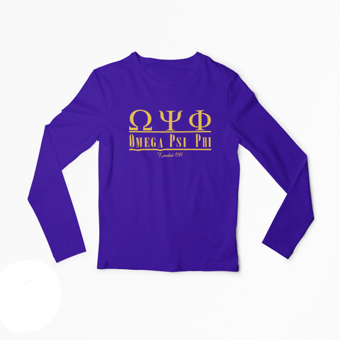 Omega Psi Phi Long Sleeve T-Shirt