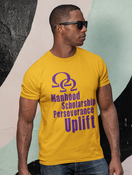 Omega Psi Phi 4 Cardinal Principals T-Shirt