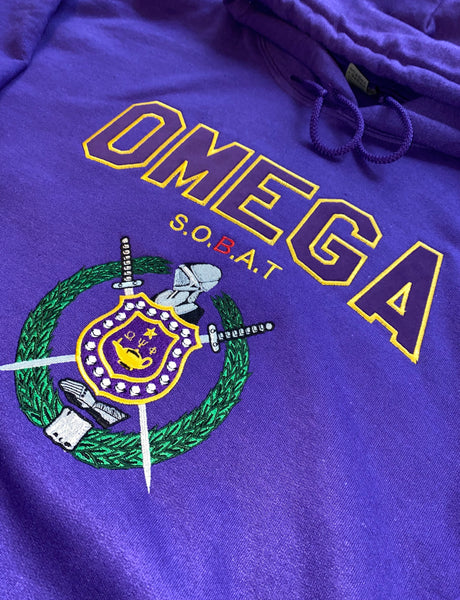 Omega Embroidered Hoodie