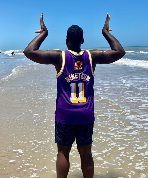 Embroidered Omega Psi Phi Basketball Jersey