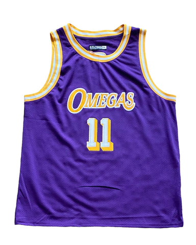 Embroidered Omega Psi Phi Basketball Jersey