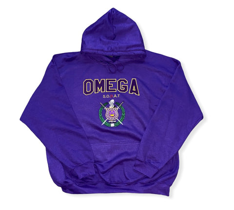Omega Embroidered Hoodie