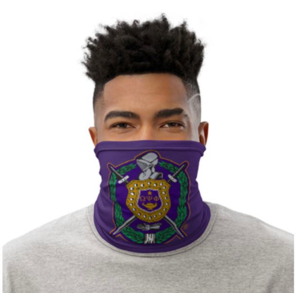 Omega Psi Phi Shield Neck Gaiter