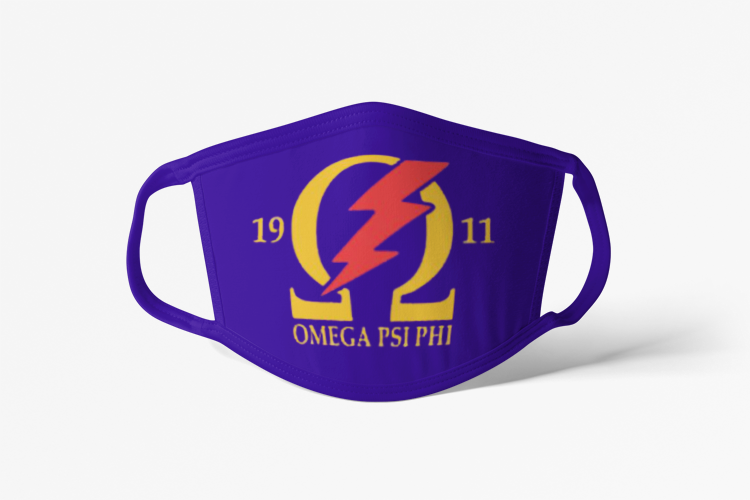 Omega Psi Phi Face Cover